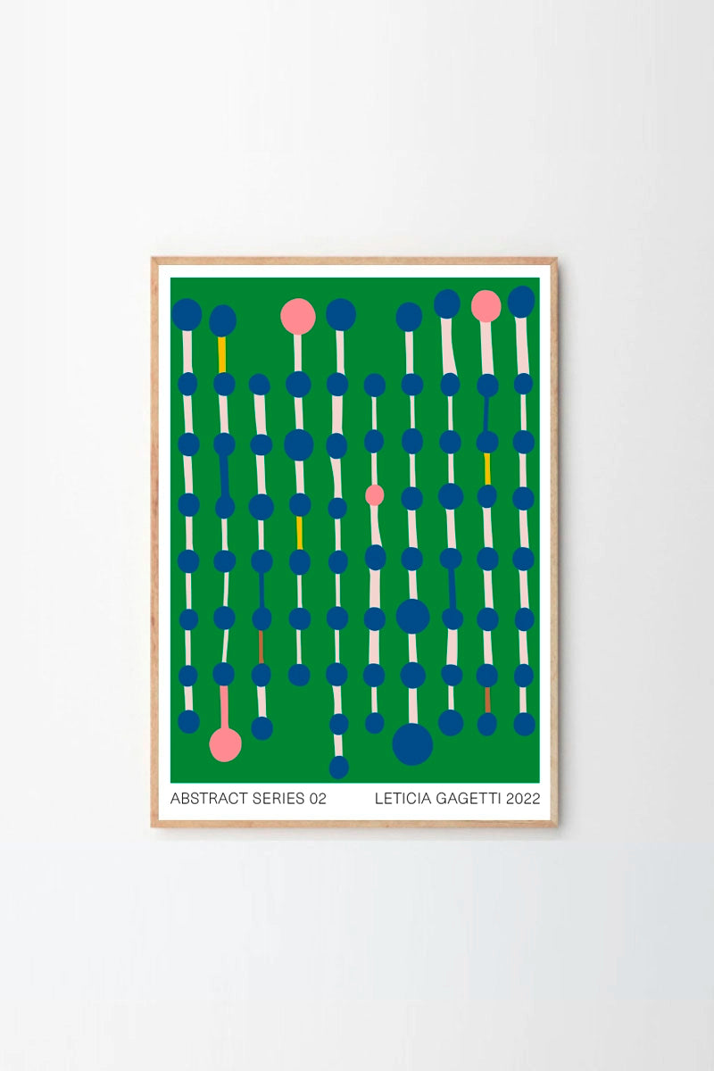 'Abstract Series 02' giclée art print by Leticia Gagetti