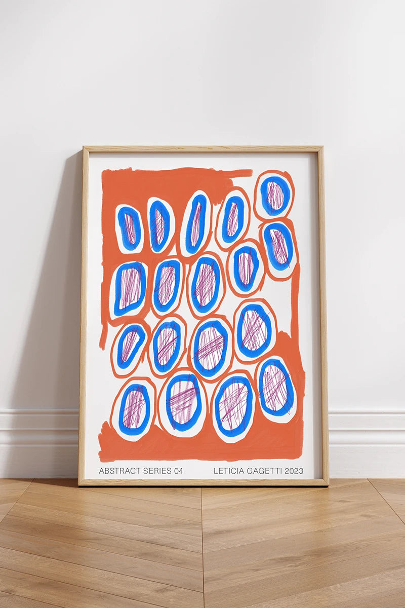 'Abstract Series 04' giclée fine art print by Leticia Gagetti