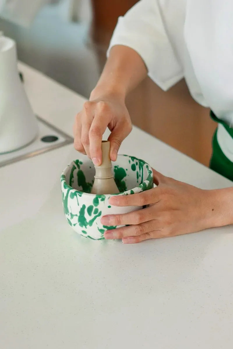 Handcrafted pottery chawan bowl by OWO ceramics