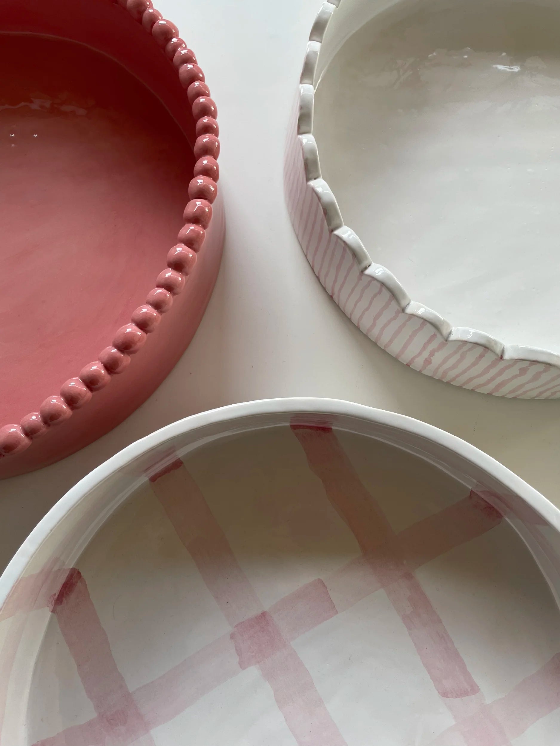 Bespoke pottery serving platters by OWO Ceramics