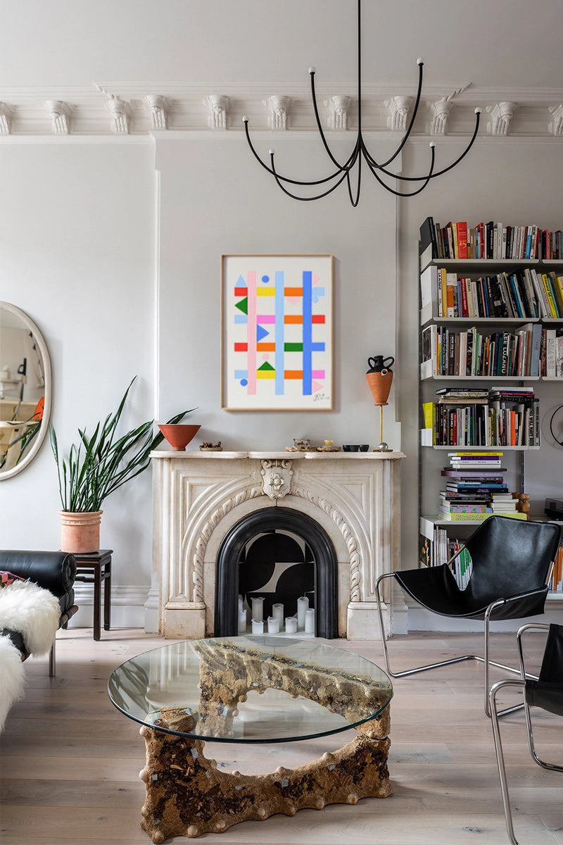 ‘Estudios Geométricos 05' modern abstract print by Leticia Gagetti