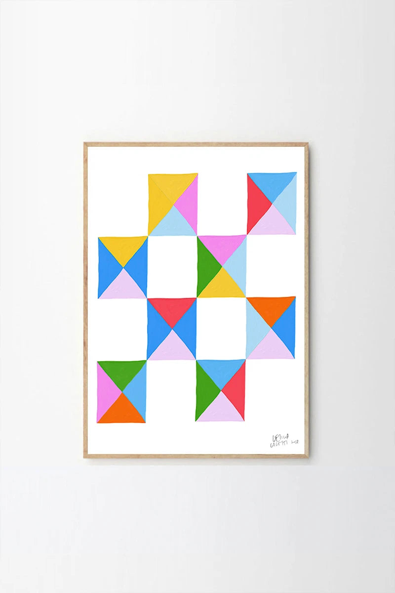 ‘Estudios Geométricos 03' wall art print by Leticia Gagetti