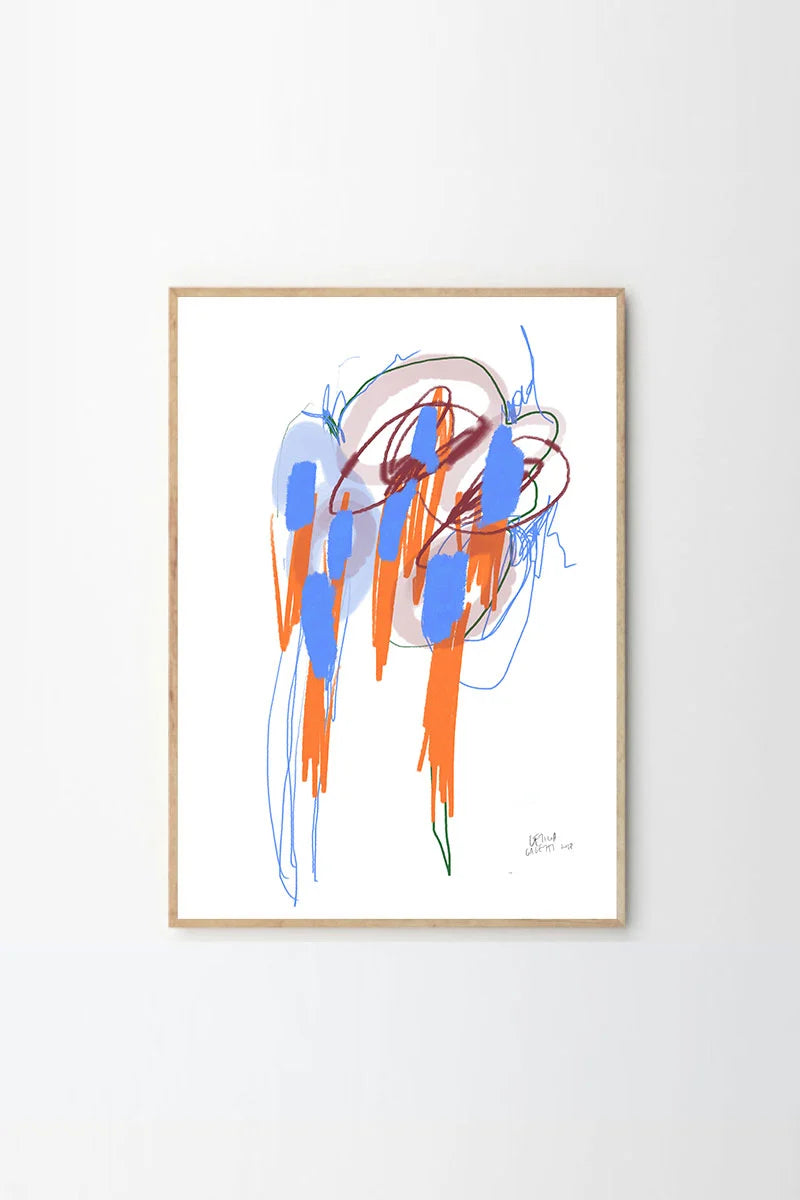 ‘Flores y Vino’ giclée print by Leticia Gagetti