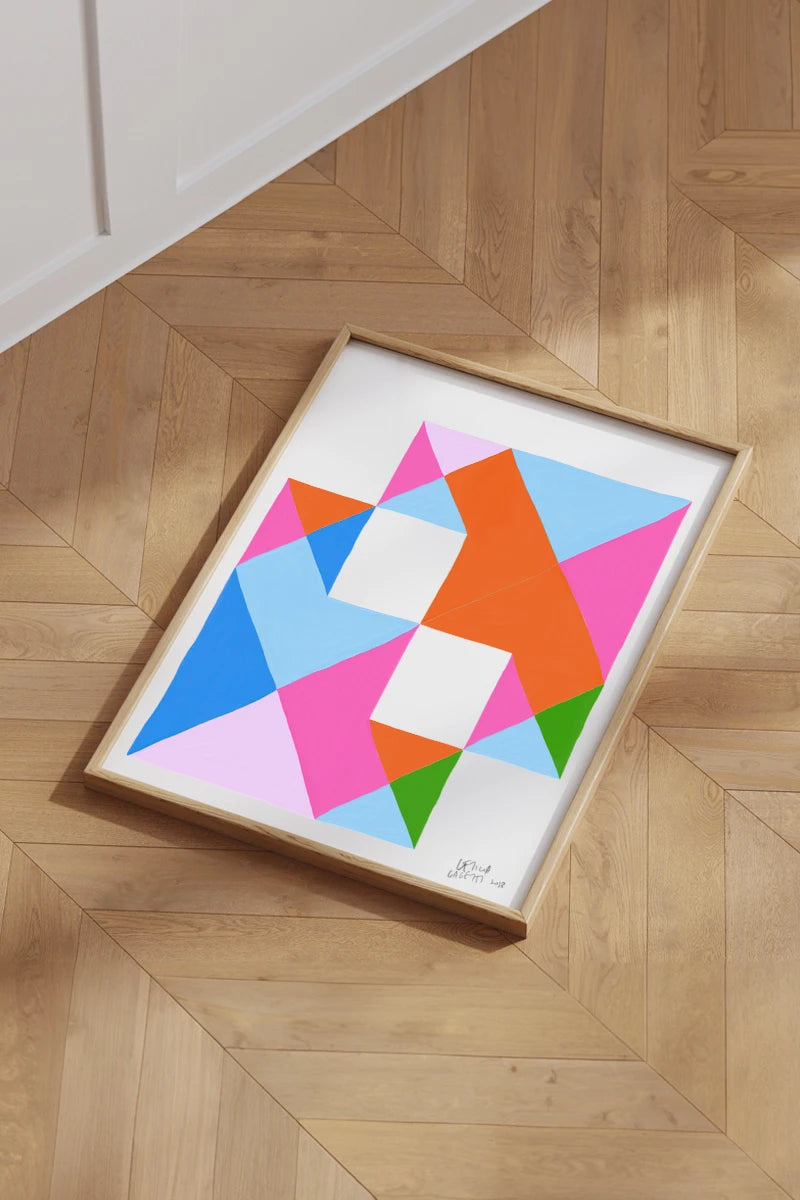 ‘Estudios Geométricos 01' wall art print by Leticia Gagetti