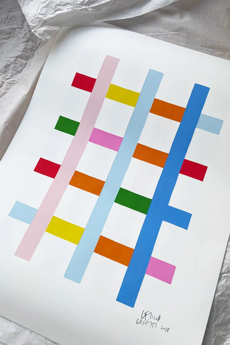 ‘Estudios Geométricos 04' fine art print by Leticia Gagetti