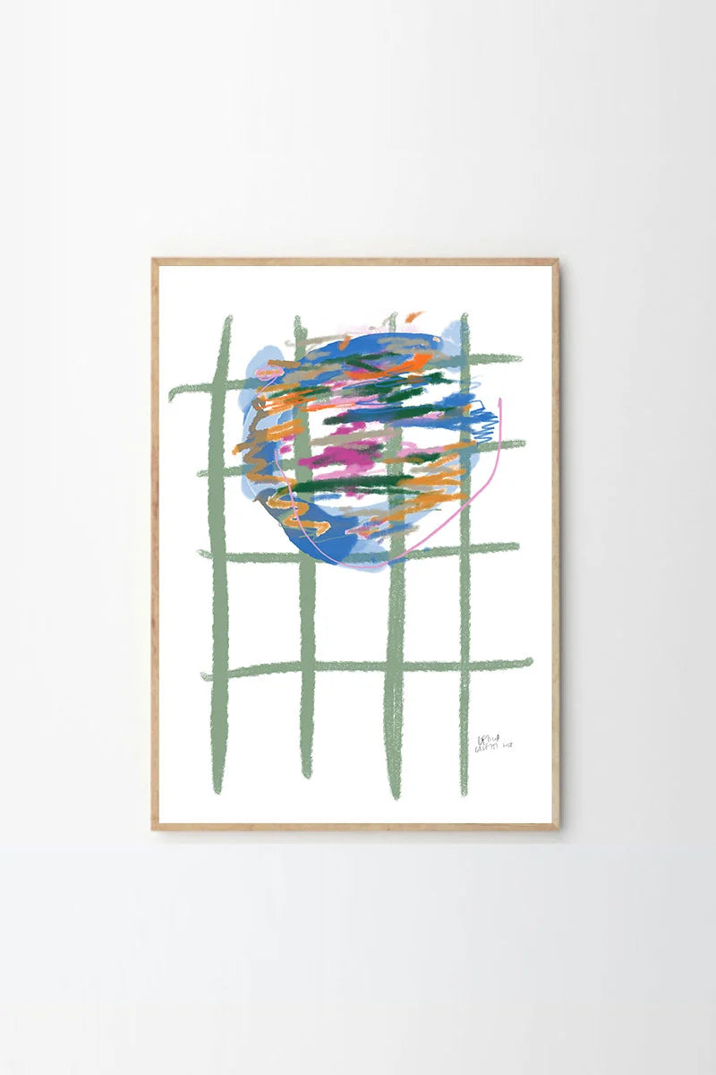 'Lágrima Sobre el Mantel' giclée art print by Leticia Gagetti