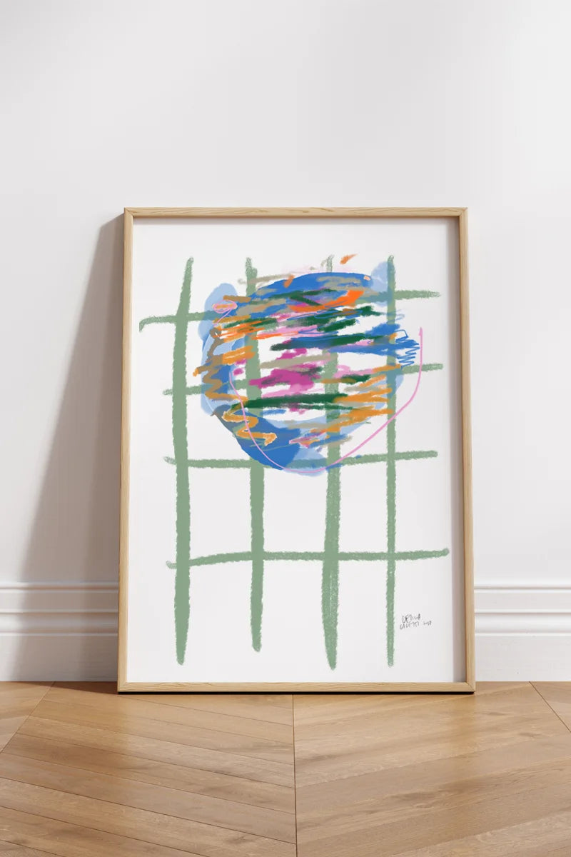 'Lágrima Sobre el Mantel' high quality art print by Leticia Gagetti