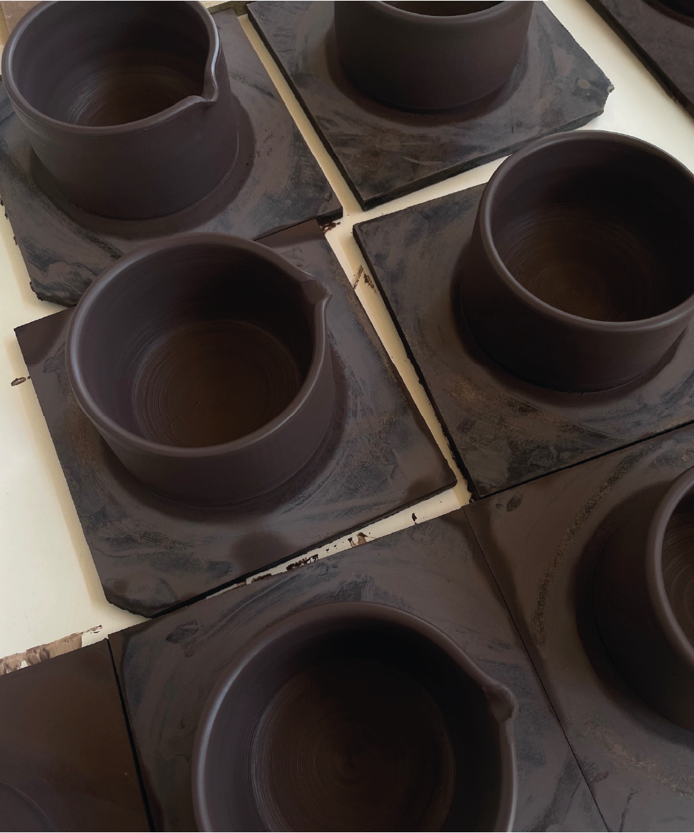 Custom matcha chawan bowls