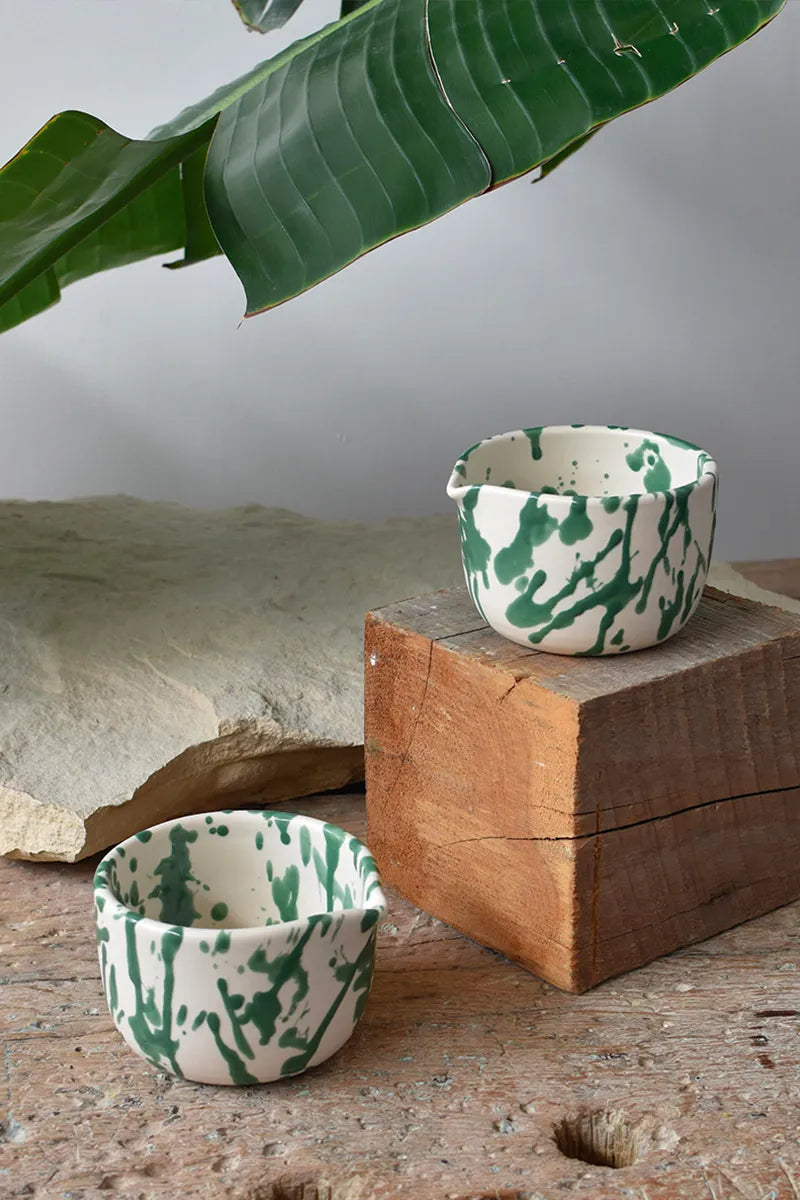 Handmade ceramic matcha chawans by OWO Ceramics