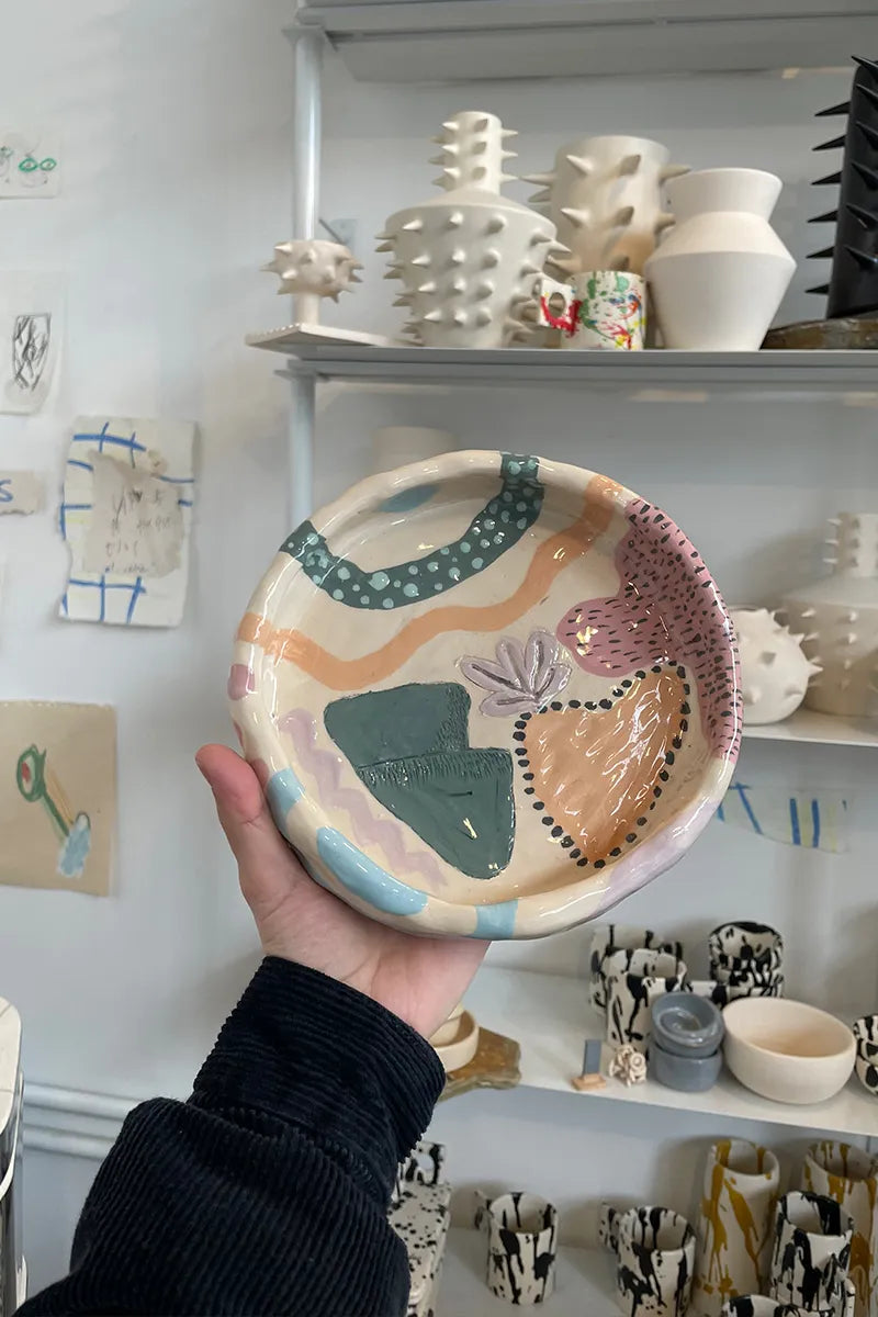 Ceramic bowl hand-built by student at OWO’s clay class in Buenos Aires